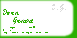 dora grama business card